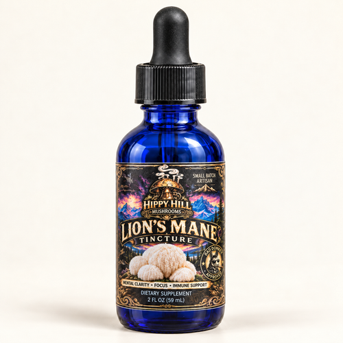 Hippy Hill Mushrooms Lion’s Mane Tincture 2 fl oz